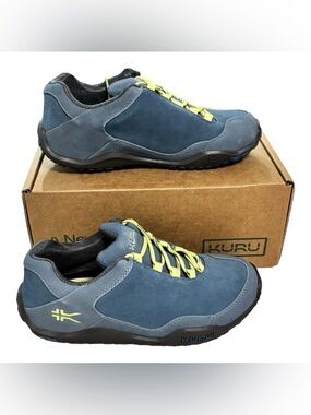 KURU Chicane Shoes Womens 8.5 Medium Mineral Blue Trail Sneakers Comfort